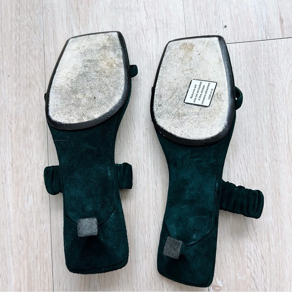 Khaite Georgia Suede Sandal - Picture 3 of 7